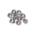 QXSKSLH 25 M8 M8-1.25mm 304 Pieces Flange Nuts, Serrated Hex Flange Lock Nuts, Stainless Steel,Plain Finish