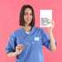 RUALOVE Funny Thank You Card for Labor and Delivery Nurse, Nurse Day Gift for Her, Thank You for Doula Midwife Card