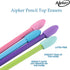 Pencil Erasers, Pencil Top Erasers, Toppers, Cap Erasers for Kids, Bulk Pencil Top Erasers (80Pcs/Box)