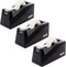 Excell 3 Pack Desk Tape Dispenser (1" core) with Non-Skid Base, Design for Home, Office, Gift Store, Wrapping