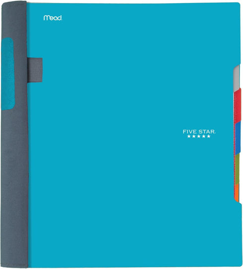 Five Star Advance 5 Subject Spiral Notebook, College Ruled, 200 Sheets, 11" x 8-1/2, Color Selected For You