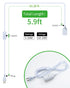 5.9ft E26 Switch(Bulb HESSION Pendant Light Cord, Hanging Light Cord, Plug in Light fixtures, DIY Latern Light Cord
