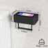 SUS304 JUYSON Toilet Paper Holder with Shelf, Flushable Wipes Dispenser Fits for Bathroom Wipe Storage, Keep Your Wipes