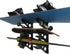 StoreYourBoard Horizontal Ski Wall Rack, Holds 3 Pairs of Skis and Poles, Up to 40 lbs