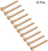 uxcell M6x55mm Furniture Screw - Hex Socket Machine Screws Zinc Plated Fasteners Bolts Full Thread (10Pcs)