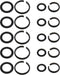 10 Sets of 1/2 inch & 3/8 inch Impact Wrench Retainer Rings with O-ring