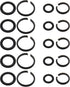 10 Sets of 1/2 inch & 3/8 inch Impact Wrench Retainer Rings with O-ring