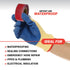 Bond It Rescue Tape, Self-Fusing Silicone, Emergency Plumbing, Pipe & Hose Repair, 1" x 12', Clear