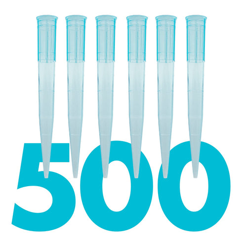 1000uL Pipette Tips, Kashi Scientific Universal Non-Filter Tips, Sterile Bulk with Clear Graduation, 500 Tips/Bag