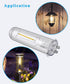 Bulbs 3V Bulbs IP65 2 Pack Solar Light Replacement Light Parts Outdoor, Low Voltage for Solar Pathway Garden Landscape