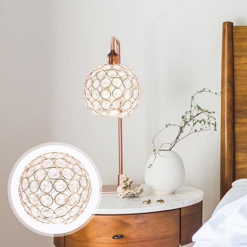 4.33In ARTIBETTER Crystal Glass Lampshade Decorative Ceiling Light Cover Replacement Fixture for Home Bedroom Cafe