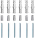 Hardware Set for House Numbers Screws, Modern Floating Address Numbers Mounting System Parts