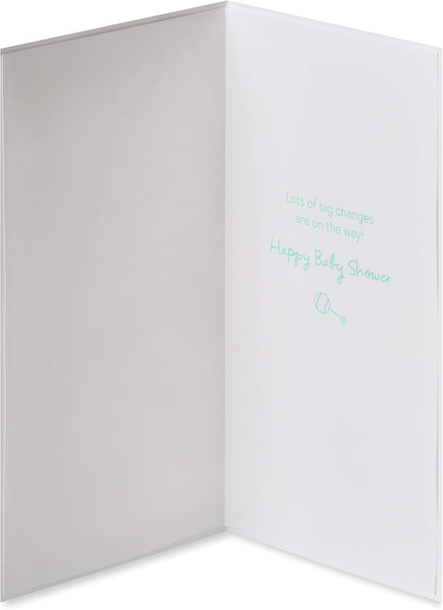 Papyrus Baby Shower Card, Big Changes