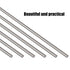 Glarks 6Pcs 3mm x 300mm Stainless Steel Solid Metal Round Rod for DIY RC Model Car, Helicopter, Airplane