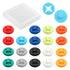 Saycker 20 Pairs Running Bib Clips,Number Buckle Fixing System Triathlon Race Bib Holder,Running
