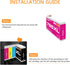 Run Star 1 Pack 786XL T786XL Magenta Remanufactured Ink Cartridge Replacement for Epson Workforce Pro WF-4630 WF-5620