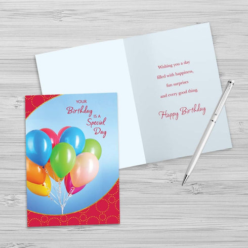 Designer Greetings Assorted All Occasion Cards, 12 Foiled and Embossed Cards for Various Events