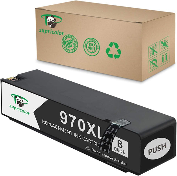 Replacement 970XL Black Ink Cartridges, Compatible for Officejet Pro 970 970 XL X576dw X476dw X476dn X451dn X451dw