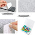 Felt Pin Board Bar, 13"x2", Pack of 8 Bulletin Board Strips with 40 Push Pins for Home Office