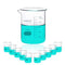 Low Form Graduated Glass Beaker Set, 10pcs of 150ml, 3.3 Borosilicate Glass