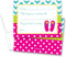 MyExpression.com 20 Pink Sandals Flip Flops Kids Thank You Cards