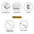 Sanuke 200PCS 3/64" Aluminum Crimping Loop Sleeve for 3/64" Diameter Wire Rope and Cable