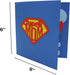 CUTE POPUP Supermom 3D Pop Up Card, Premium Handcrafted Gift for Mom, Birthday, Women’s Day, Any Occasion