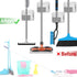 Broom Holder Self Adhesive No Drill Wall Mount, Heavy Duty Organizer for Mop and Garden Tools