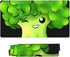 Adsygnt 16x29.5 Inch Broccoli Cartoon Gaming Mouse Pad Large - Non-Slip Desk Mat with Stitched Edges, Durable Textured