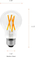 A19 Bulb, 7.5W 2700K, 1 Pack (75797) Sylvania WiFi LED Smart Light Efficient with Filament, for Alexa/Google Assistant