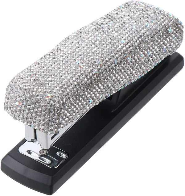 Rhinestone Crystal Stapler, Diamond Office Duty Stapler, Stylish Bling Machine, Pretty Desk Accessory Kit