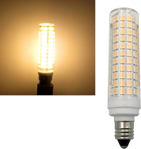 Lxcom Lighting E11 LED Corn Bulb, 15W Dimmable, 120W Equivalent, 136 LEDs, 1500LM Warm White 3000K, 4 Pack