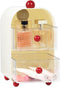 ZEXALOR Small Desk Organizer with Drawers for Makeup Nightstand Dresser Vanity Accessories,Tea Bag
