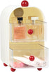 ZEXALOR Small Desk Organizer with Drawers for Makeup Nightstand Dresser Vanity Accessories,Tea Bag