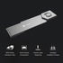 Metal Bookmark - Stylish Teacher Gift, Unique Light & Durable Reward Bookmark with SuperGrip U-Shape Design (Black)