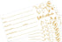 Fancy Land Blank Gift Certificates, 25pcs Gold Foil Cards with Envelopes for Business