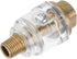 Oiler Lubricator, 1/4" BSP Mini In Line Air Tool Oil Lubricator, Oiler Compressor Pipe Automatic Lubrication for Pneumatic Tool Air Compressor Pipe by Qiilu
