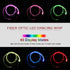 10 40 AKEPO Fiber Optic Whip, LED Whip Lights Space Dancing Party Rave Toy Colors Effect Modes for Music Festivals Art