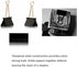 Binder Clips Paper Clamp - 130 Pcs Assorted Sizes Paper Binder Clips (Black)