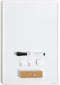 U Brands Contempo Magnetic Dry Erase Board Kit, 11”x16”, Includes Board, Marker, Magnets, White Modern Frame