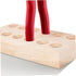 12holes OSALADI Wooden Pliers Organizer Rack Tool Storage Holder for Easy Access Compact Design for Workbench and Salon