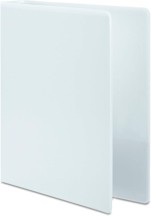 Wilson Jones 3 Inch White 3 Ring Binder, Basic Round Ring View Binder (W362-49W)