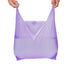 LazyMe T Shirt Bags, Plastic Grocery Bags with Handles for Shopping, 12x20 Inch (Purple, 50pcs)