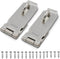 SZHDX Door Locks Hasp Latch, 5 Inch 304 Stainless Steel Safety Packlock Clasp, 2 Pack