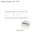 Film Flexible Ruler 10cm 0.1mm Scale with R Angle PET Plastic Folding Straight Ruler Calibration Soft Ruler Measuring Tool for Factory, Transparent