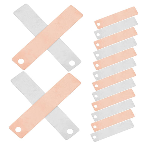 DECORNIJIA 20pcs Copper Zinc Electrodes Set for Fruit Battery Science Experiments Pure Zinc
