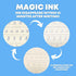 Groovd Set, 4 3-8) Children's Magic Copybooks - Reusable Grooved Writing Books for Kids - Handwriting Practice
