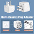 2 Pack US Travel Plug Adapter, UK to US Plug Adapter, Universal to American Outlet Plug Adapter for Travel