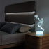 3D Basketball Man Lamp Night Light with Remote & Touch Control,Brightness Adjusted,USB & Batteries Powered,Boys Girls