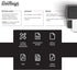 Dashleigh 20 Printable Candy Bar Wrappers - Custom Labels 5.3x5.25 inches for Party Favors, Wedding & Birthday, Inkjet